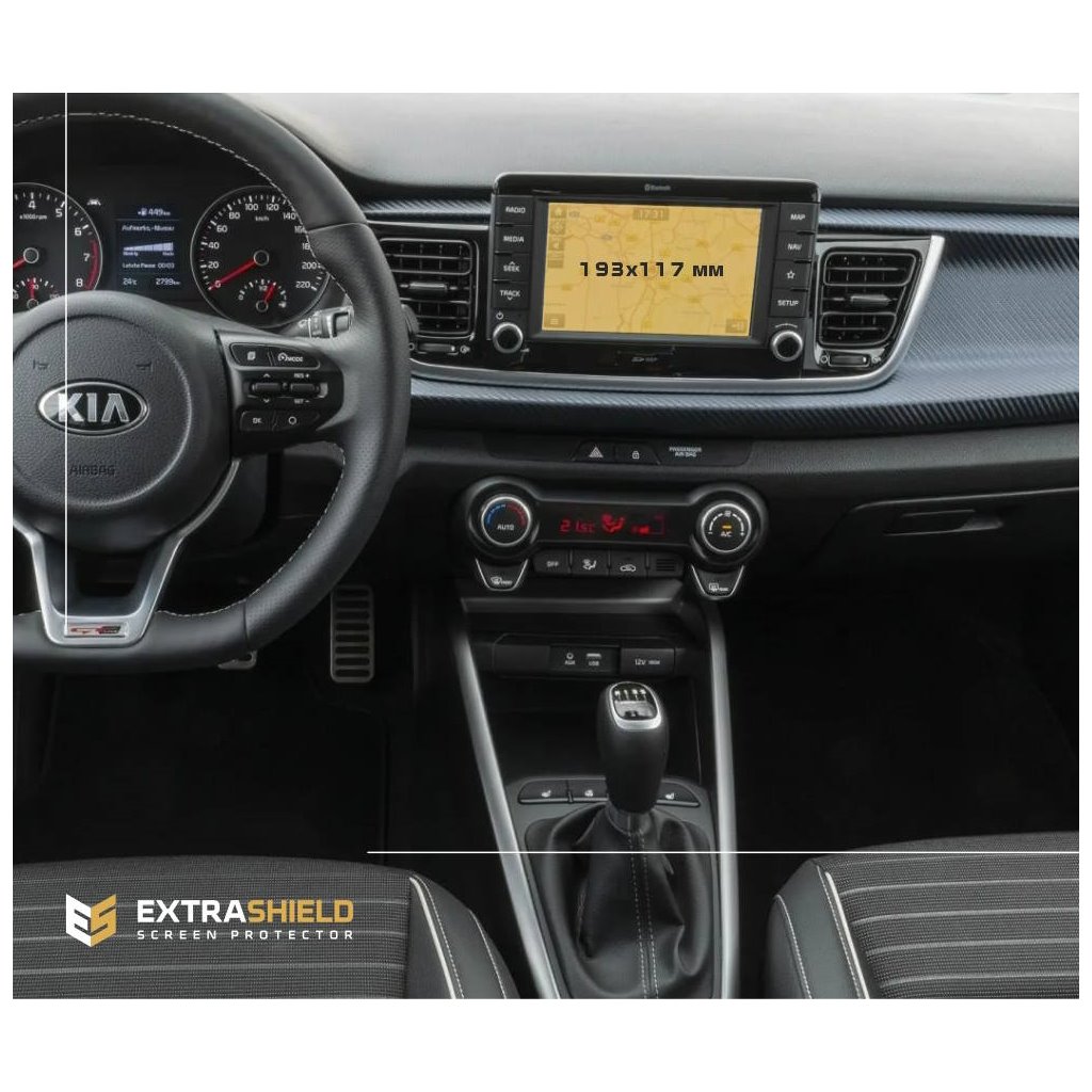 KIA Rio 2019 - protezione per pannellatura ExtraShield x.x Multimedia 8-RIO