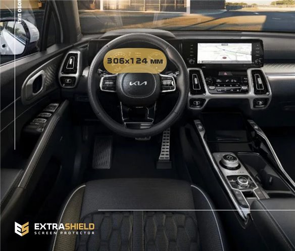 KIA Sorento 2020 - Presente Tachimetro digitale monitoraggio TFT 12,3 ExtraShield Screeen Protector-SORENTO