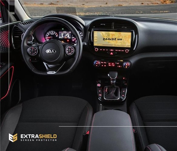KIA Soul 2018 - Present Multimedia 10,25 ExtraShield Screeen Protector-SOUL KIA Soul 2018 - Present Multimedia 10,25 ExtraShield Screeen Protector-SOUL