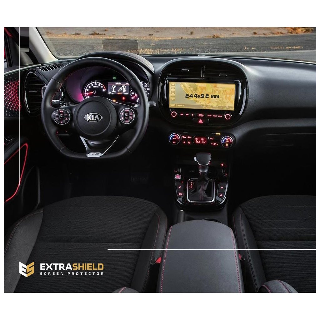 KIA Soul 2018 - Present Multimedia 10,25 ExtraShield Screeen Protector-SOUL KIA Soul 2018 - Present Multimedia 10,25 ExtraShield Screeen Protector-SOUL