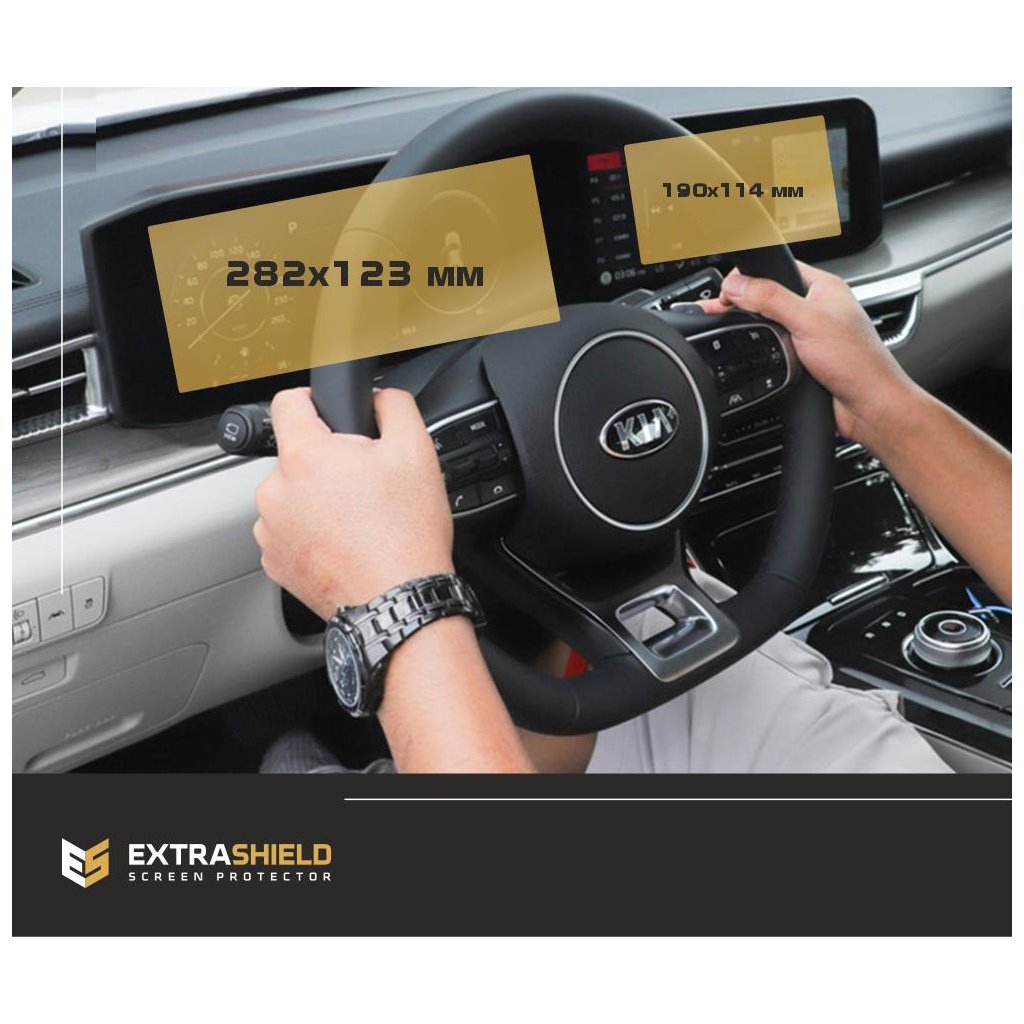 KIA Sportage 2021 - ?.? Vollfarb-LCD-Monitor 12 ExtraShield Screeen Protector-SPORTAGE