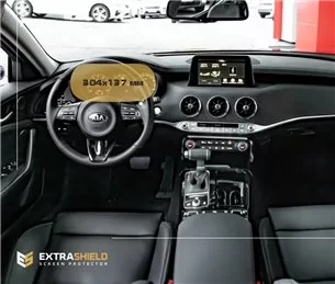 KIA Stinger 2017 - 2021 Monitoraggio tachimetro digitale 12,3 ExtraShield Screeen Protector-STINGER