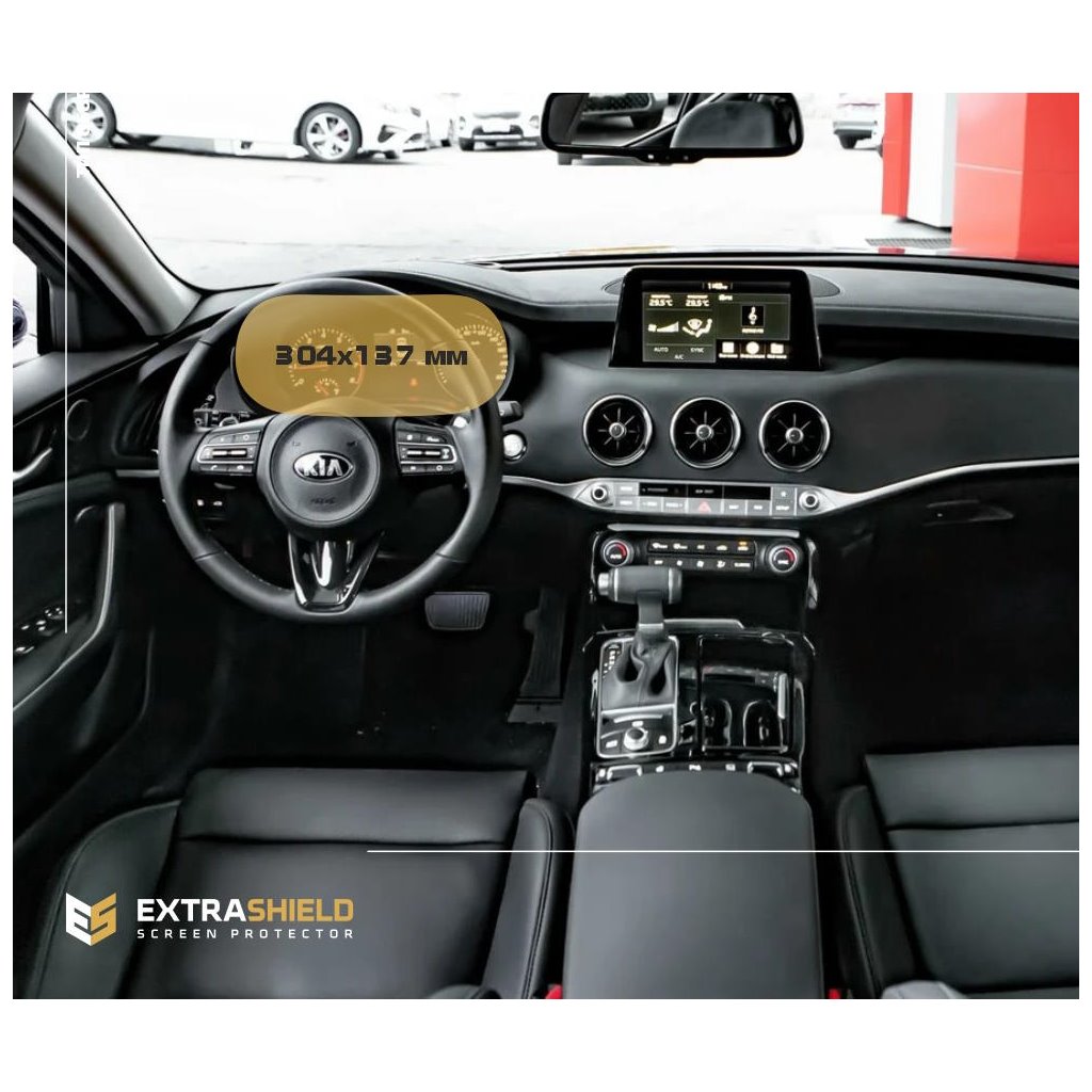 KIA Stinger 2017 - 2021 Digital Speedometer Supervision 12,3 ExtraShield Screeen Protector-STINGER KIA Stinger 2017 - 2021 Digital Speedometer Supervision 12,3 ExtraShield Screeen Protector-STINGER
