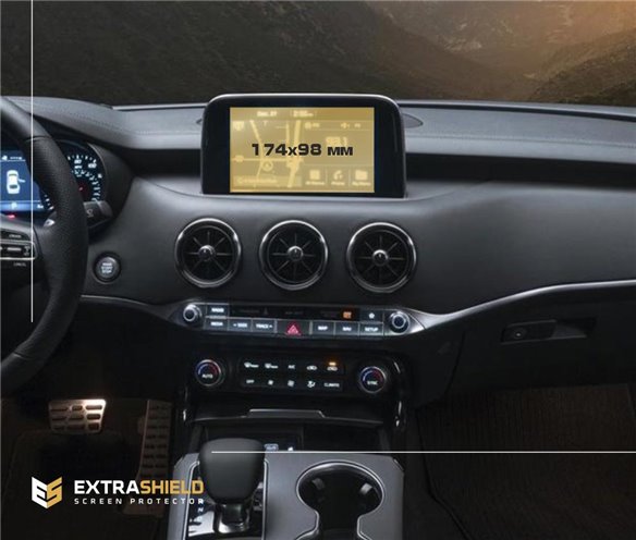 KIA Stinger 2017 - 2021 Multimedia 8 ExtraShield Screeen Protector-STINGER KIA Stinger 2017 - 2021 Multimedia 8 ExtraShield Screeen Protector-STINGER
