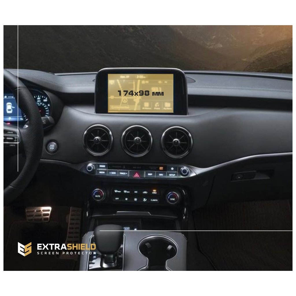 KIA Stinger 2017 - 2021 Multimedia 8 ExtraShield protezione per i pannelli-STINGER KIA Stinger 2017 - 2021 Multimedia 8 ExtraShield protezione per i pannelli-STINGER