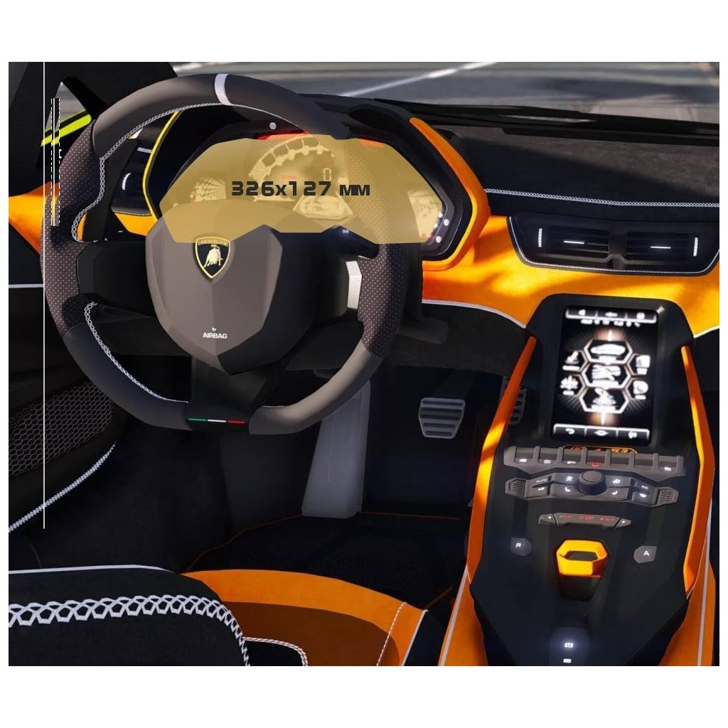 Lamborghini Sian 2019 - Presente Tachimetro Digitale ExtraShield Screeen Protector-LAMBORGHINI