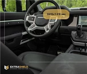 Land Rover Defender (90-110) 2019 - Heute Digitaler Tacho 12,3 ExtraShield Screeen Protector-DEFENDER