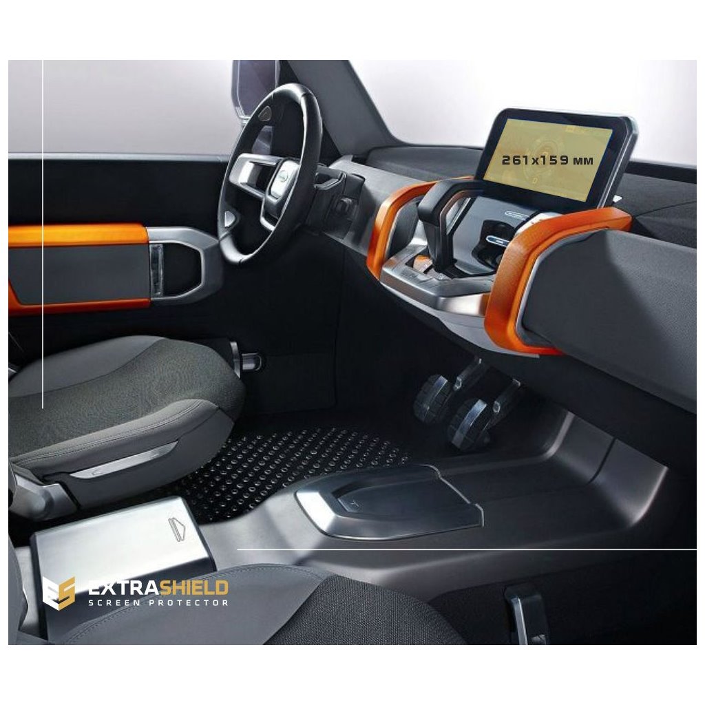 Land Rover Defender (90-110) 2019 - Heute Multimedia Touch Pro 10 ExtraShield Frontscheibenschutzscheibe-DEFENDER