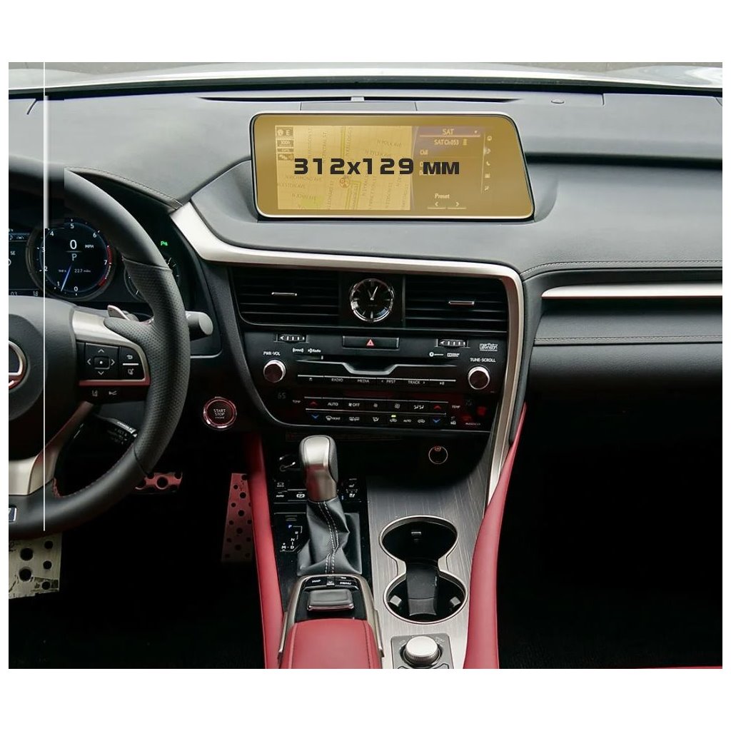 Lexus RX 2015 - 2019 Multimedia 8 ExtraShield Screeen Protector-RX Lexus RX 2015 - 2019 Multimedia 8 ExtraShield Screeen Protector-RX