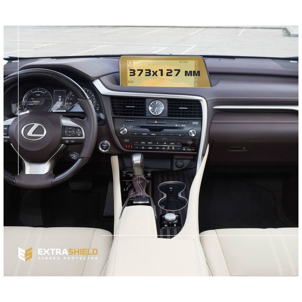 Lexus RX 2015 - 2019 Multimedia 12,3 ExtraShield Screeen Protector-RX Lexus RX 2015 - 2019 Multimedia 12,3 ExtraShield Screeen Protector-RX