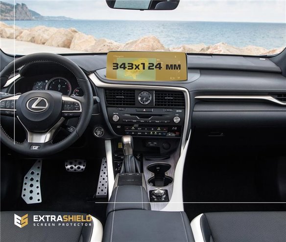 Lexus RX 2019 - Geschenk Multimedia 12,3 ExtraShield Screeen Protector-RX