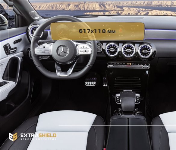 Mercedes-Benz Classe A (W177/V177) 2018 - Oggi Tachimetro digitale + Multimedia 10,25 ExtraShield Screeen Protector-A CLASS W168 Mercedes-Benz Classe A (W177/V177) 2018 - Oggi Tachimetro digitale + Multimedia 10,25 ExtraShield Screeen Protector-A CLASS W168