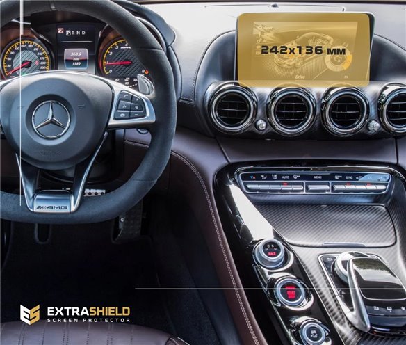 Mercedes-Benz Classe B (T246) 2014 - 2018 Multimedia 7 ExtraShield blocco del parabrezza-B CLASS