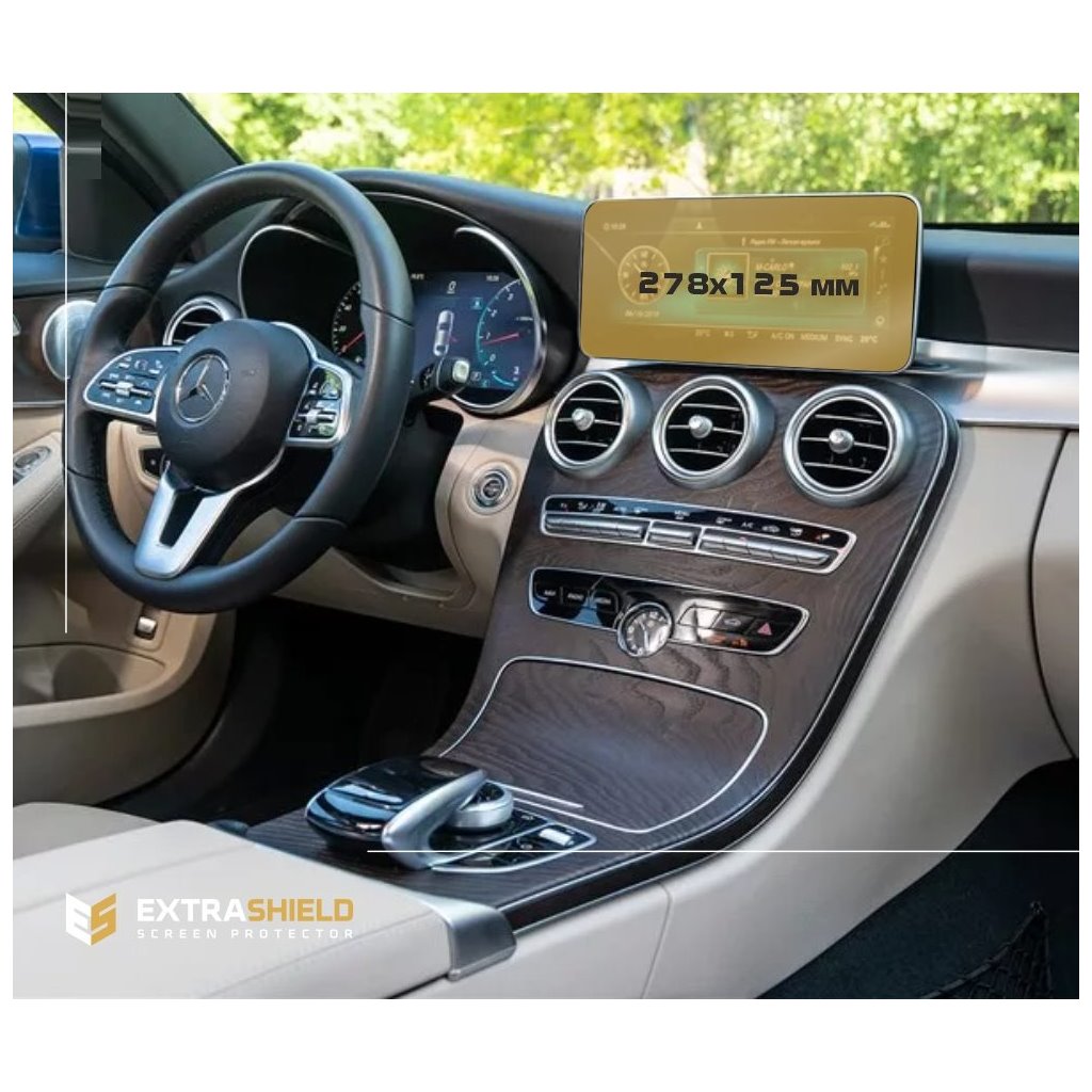 Mercedes-Benz Classe C (W205/C205/A205) 2018 - Oggi Multimedia 10,3 ExtraShield Screeen Protector-C CLASS W205