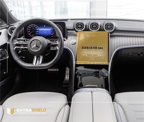 Mercedes-Benz C-Klasse (S206/W206) 2021 - Heute Vollfarb-LCD-Monitor 11,9 Touchscreen ExtraShield Screeen Protector-C CLASS W205 Mercedes-Benz C-Klasse (S206/W206) 2021 - Heute Vollfarb-LCD-Monitor 11,9 Touchscreen ExtraShield Screeen Protector-C CLASS W205