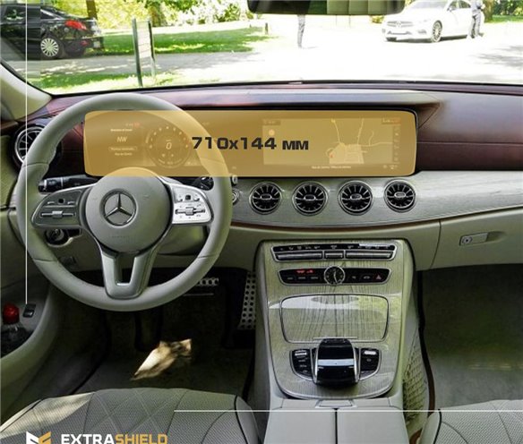 Mercedes-Benz CLS (C257) 2017 - Heute Digitaler Tacho + Multimedia 12,3 ExtraShield Screeen Protector-CL CLS CLK CLASS Mercedes-Benz CLS (C257) 2017 - Heute Digitaler Tacho + Multimedia 12,3 ExtraShield Screeen Protector-CL CLS CLK CLASS