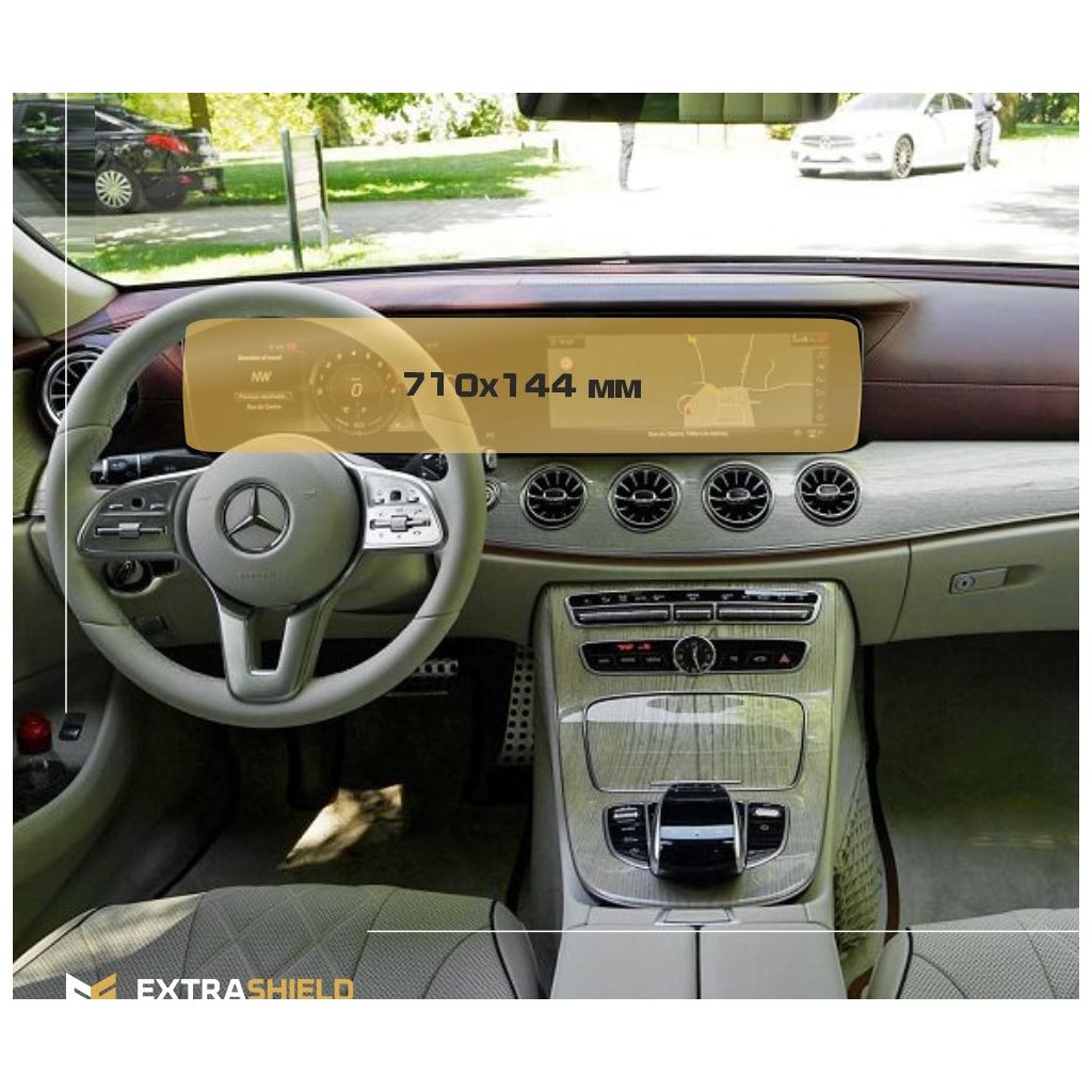 Mercedes-Benz CLS (C257) 2017 - Oggi Tachimetro digitale + Multimedia 12,3 ExtraShield Screeen Protector-CL CLS CLK CLASS