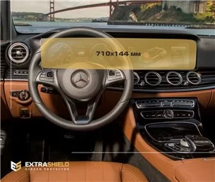 Mercedes-Benz E-Klasse (S213/C238/A238/W213) 2016 - Heute Digitaler Tacho + Multimedia 12,3 ExtraShield Screeen Protector-E CLAS