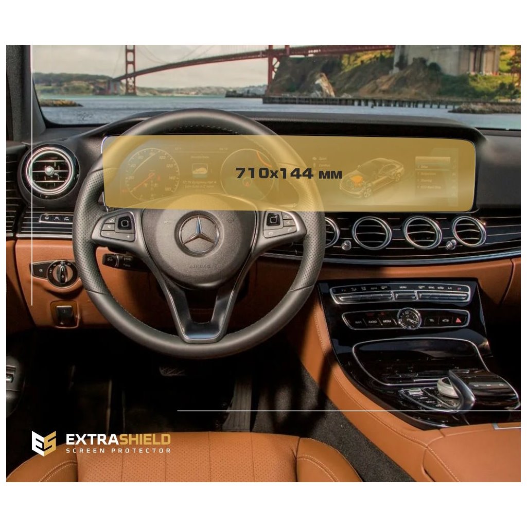 Mercedes-Benz E-class (S213/C238/A238/W213) 2016 - Present Digital Speedometer + Multimedia 12,3 ExtraShield Screeen Protector-E