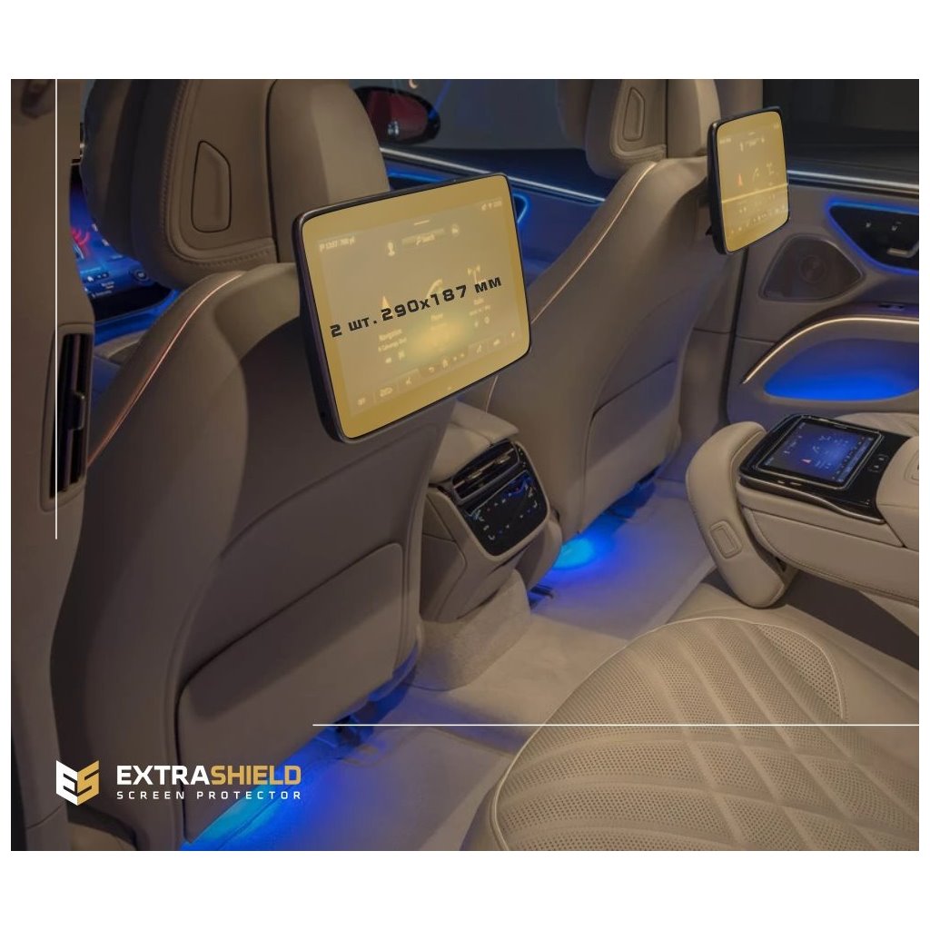 Mercedes-Benz EQS 2020 - Monitor passeggeri attuali (2 pezzi,) 10,2 ExtraShield Screeen Protector-EQC EQS