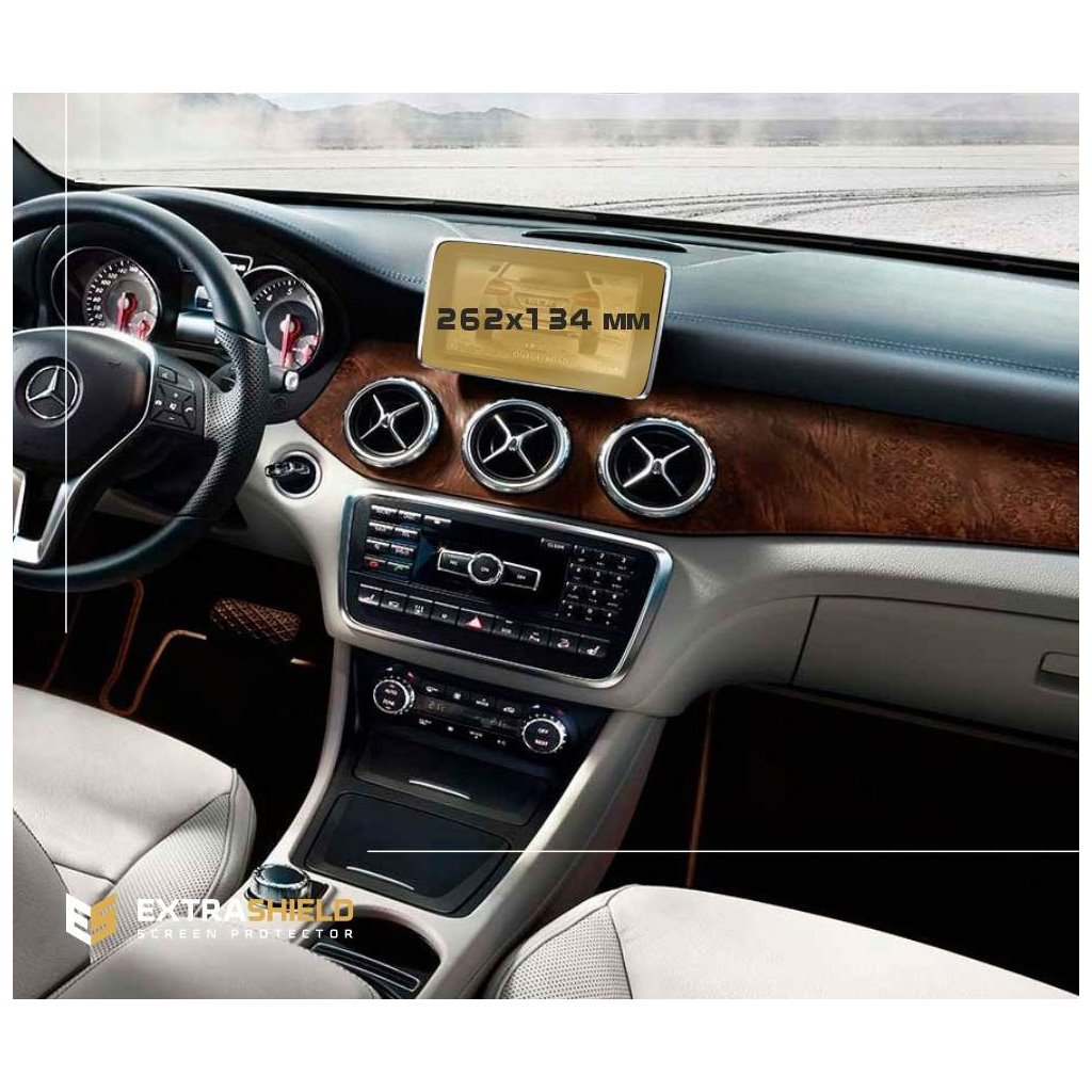 Mercedes-Benz GLA (X156) 2017 - 2020 Multimedia 8 Griglia di protezione per parabrezza ExtraShield-Mercedes-Benz GLA-class