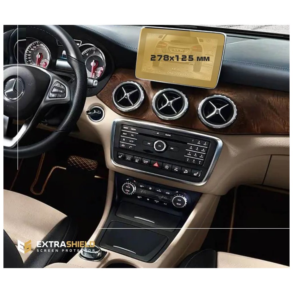 Mercedes-Benz GLA (X156) 2013 - 2017 Multimedia 10,3 ExtraShield Frontscheibenschutzgitter-Mercedes-Benz GLA-class Mercedes-Benz GLA (X156) 2013 - 2017 Multimedia 10,3 ExtraShield Frontscheibenschutzgitter-Mercedes-Benz GLA-class