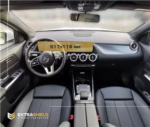 Mercedes-Benz GLA (H247) 2019 - Oggi Tachimetro digitale + Multimedia 10,25 ExtraShield Screeen Protector-Mercedes-Benz GLA-clas
