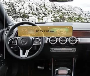 Mercedes-Benz GLB (X247) 2019 - Oggi Tachimetro digitale + Multimedia 10,25 ExtraShield Screeen Protector-Mercedes-Benz GLB-clas