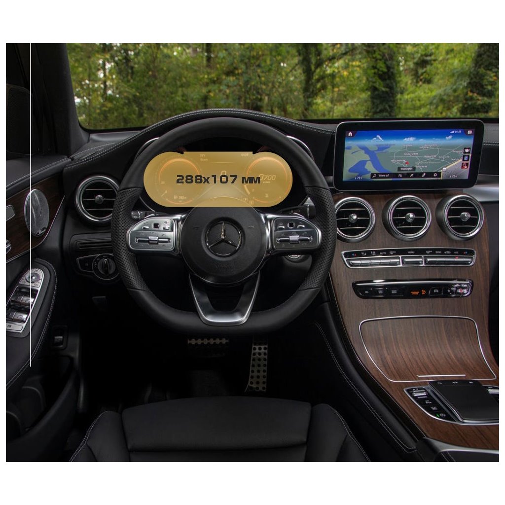 Mercedes-Benz GLC (X253/C253) 2019 - Heute Digitaler Tacho 10,25 ExtraShield Screeen Protector-Mercedes-Benz GLC-class Mercedes-Benz GLC (X253/C253) 2019 - Heute Digitaler Tacho 10,25 ExtraShield Screeen Protector-Mercedes-Benz GLC-class
