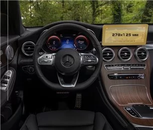 Mercedes-Benz GLC (X253/C253) 2019 - Heute Multimedia 10,3 ExtraShield Screeen Protector-Mercedes-Benz GLC-class