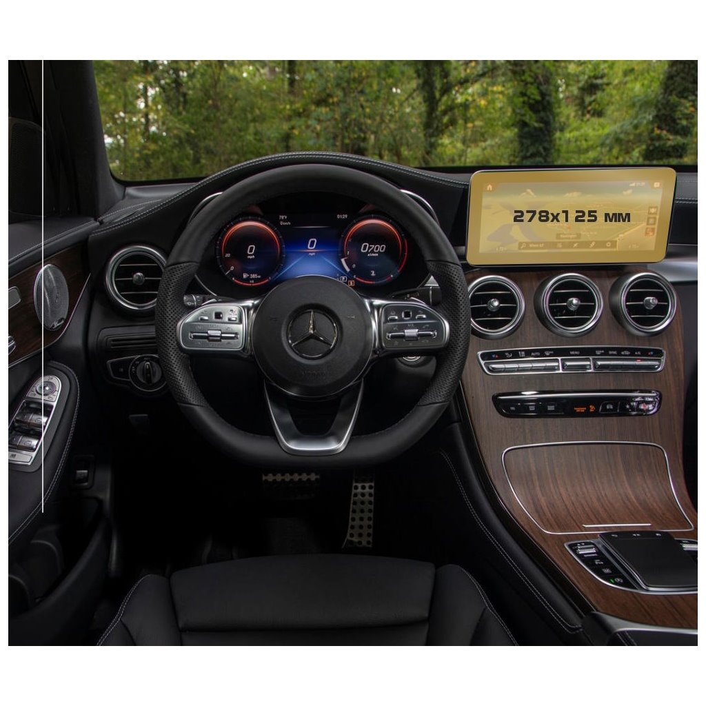 Mercedes-Benz GLC (X253/C253) 2019 - Heute Multimedia 10,3 ExtraShield Screeen Protector-Mercedes-Benz GLC-class