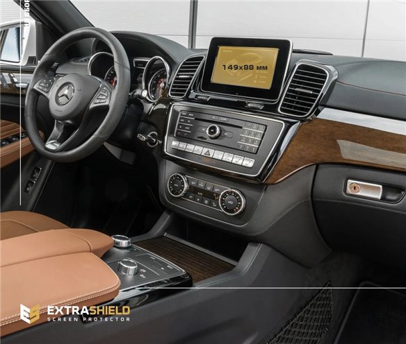 Mercedes-Benz GLE (W166) 2015 - 2019 Multimedia 5,8 ExtraShield Screeen Protector-Mercedes-Benz GLE-class