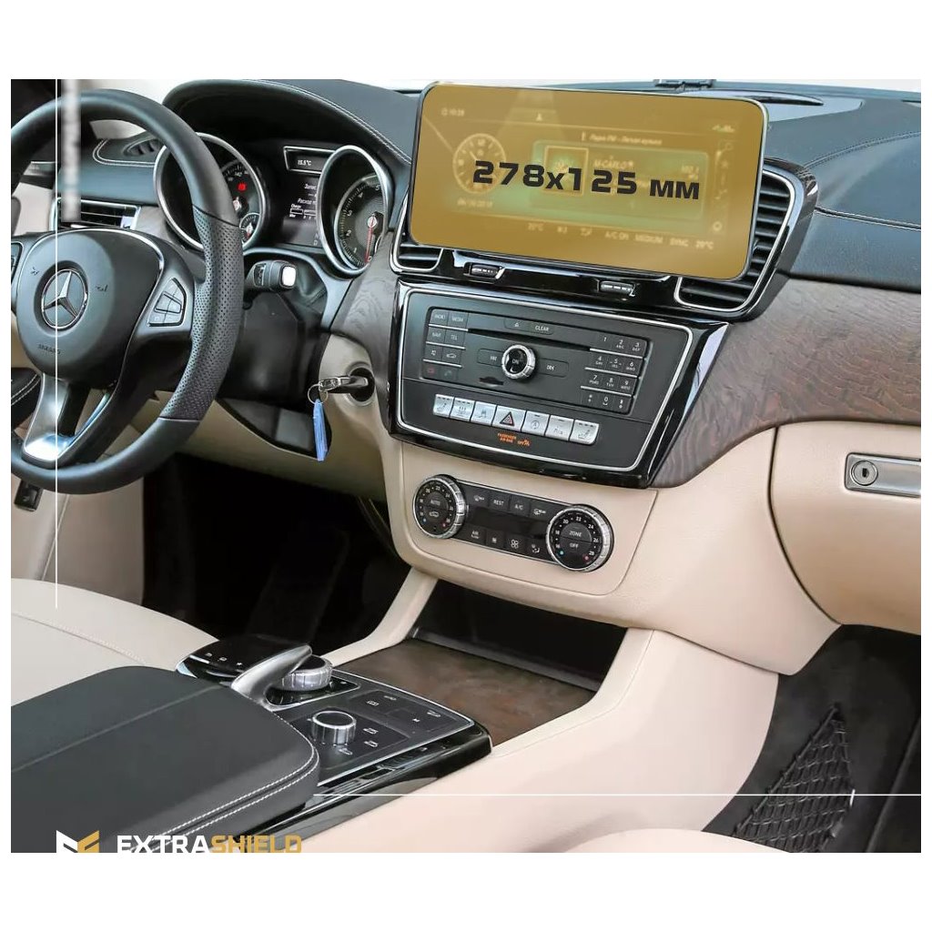 Mercedes-Benz GLE (W167) 2015 - 2019 Multimedia 10,3 ExtraShield Screeen Protector-Mercedes-Benz GLE-class