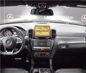 Mercedes-Benz GLS (X166) 2015 - 2019 Multimedia 8,4 ExtraShield protezione del pannello-Mercedes-Benz GLS-class