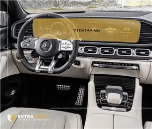 Mercedes-Benz GLS (W167) 2019 - Oggi Tachimetro digitale + Multimedia 12,3 ExtraShield Screeen Protector-Mercedes-Benz GLS-class
