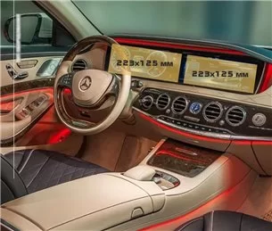 Mercedes-Benz Classe S Pre-Facelift (W222/C217/X222/A217) 2013 - 2017 Monitor passeggeri (2 pezzi,) ExtraShield Screeen-S, SL