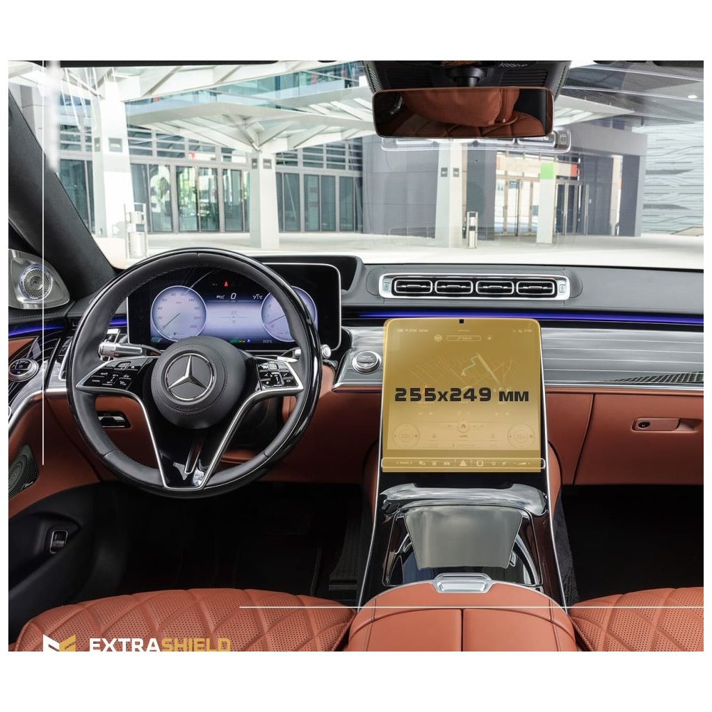 Mercedes-Benz S-class (W223/Z223) 2020 - Present Multimedia 12,8 ExtraShield Screeen Protector-S, SL