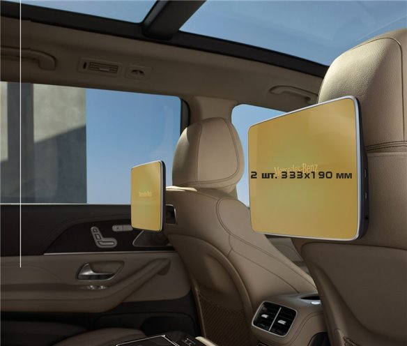 Mercedes-Benz S-class (W223/Z223) 2020 - Present Passenger monitors (2pcs,) Android ExtraShield Screeen Protector-S, SL