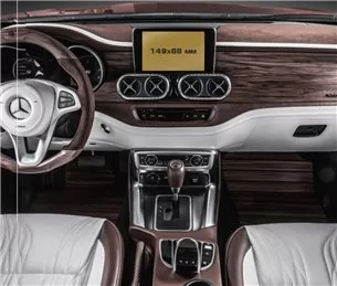 Mercedes-Benz X-Klasse (X470) 2017 - 2020 Multimedia 5,4 ExtraShield Frontscheibenschutzscheibe-X-CLASS