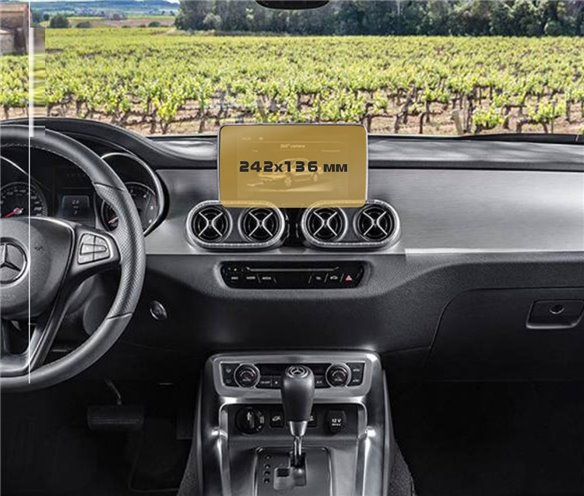 Mercedes-Benz X-Klasse (X470) 2017 - 2020 Multimedia 7 ExtraShield Frontscheibenschutzscheibe-X-CLASS