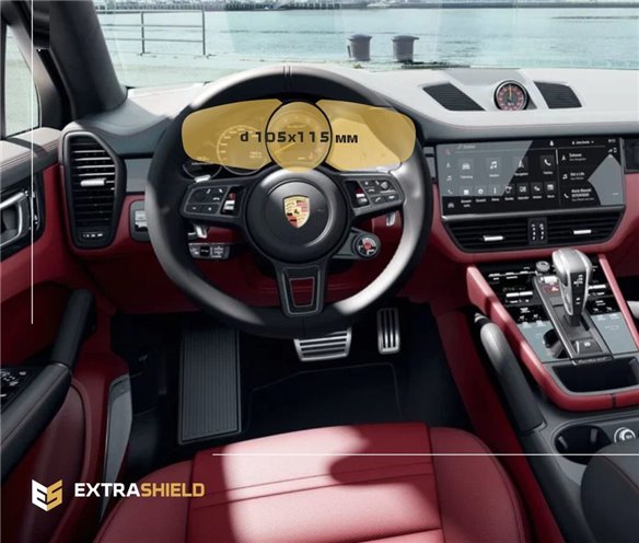 Porsche Cayenne 2017 - Present Digital Speedometer 12 ExtraShield Screeen Protector-CAYENNE Porsche Cayenne 2017 - Present Digital Speedometer 12 ExtraShield Screeen Protector-CAYENNE
