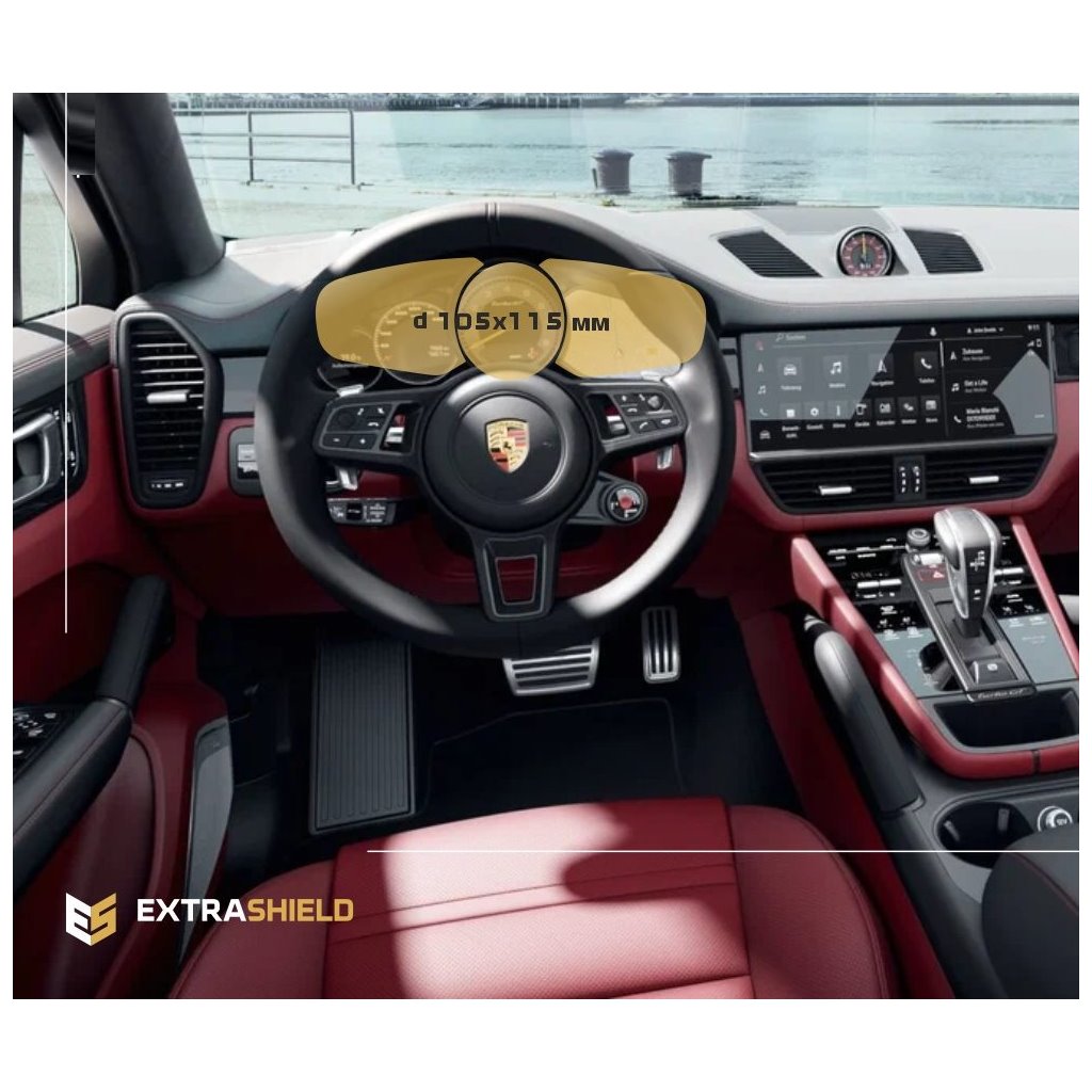 Porsche Cayenne 2017 - Present Digital Speedometer 12 ExtraShield Screeen Protector-CAYENNE Porsche Cayenne 2017 - Present Digital Speedometer 12 ExtraShield Screeen Protector-CAYENNE
