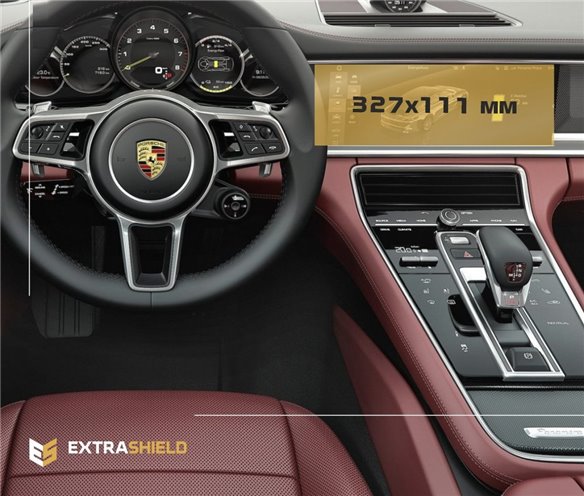 Porsche Panamera II 2017 - Attuale Multimedia 12 ExtraShield Screeen Protector-PANAMERA Porsche Panamera II 2017 - Attuale Multimedia 12 ExtraShield Screeen Protector-PANAMERA