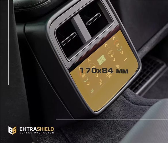 Porsche Taycan 2019 - Present Rear Climate-Control 6,5 ExtraShield Screeen Protector-TAYCAN Porsche Taycan 2019 - Present Rear Climate-Control 6,5 ExtraShield Screeen Protector-TAYCAN