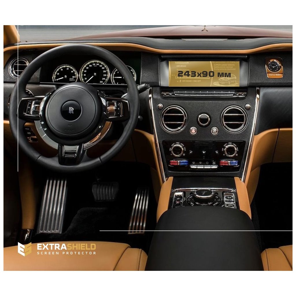 Rolls-Royce Cullinan 2018 - Present Multimedia 11 ExtraShield Screeen Protector-Rolls-Royce Cullinan