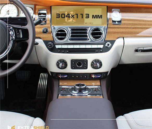 Rolls-Royce Ghost 2020 - Present Multimedia 8,8 ExtraShield Screeen Protector-Rolls-Royce Ghost