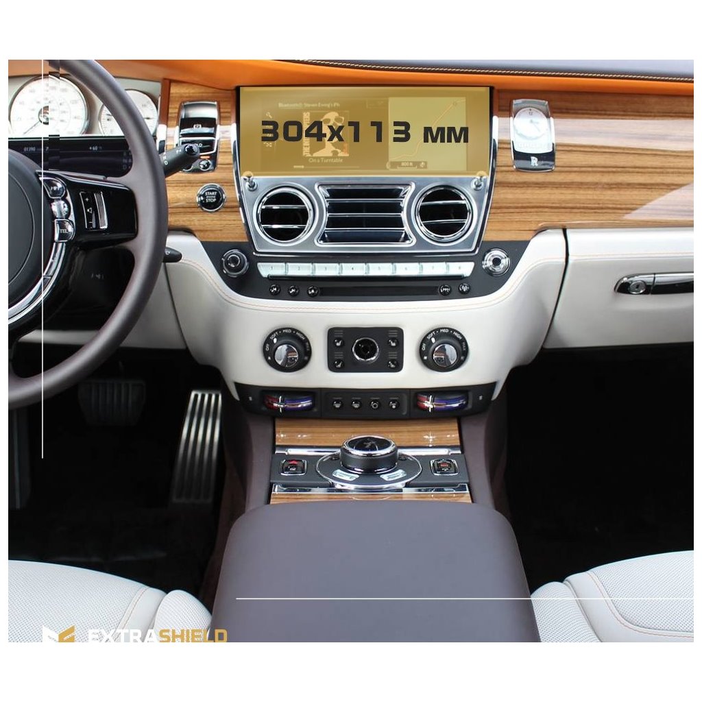 Rolls-Royce Ghost 2020 - Present Multimedia 8,8 ExtraShield Screeen Protector-Rolls-Royce Ghost