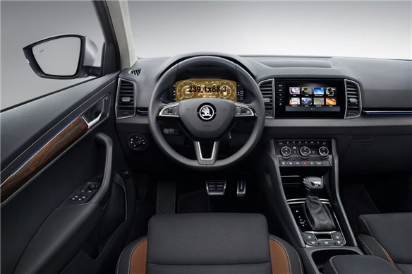 Skoda Karoq (NU7) 2017 - Oggi Tachimetro digitale LCD-Digi 10,25 ExtraShield Screeen Protector-KAROQ