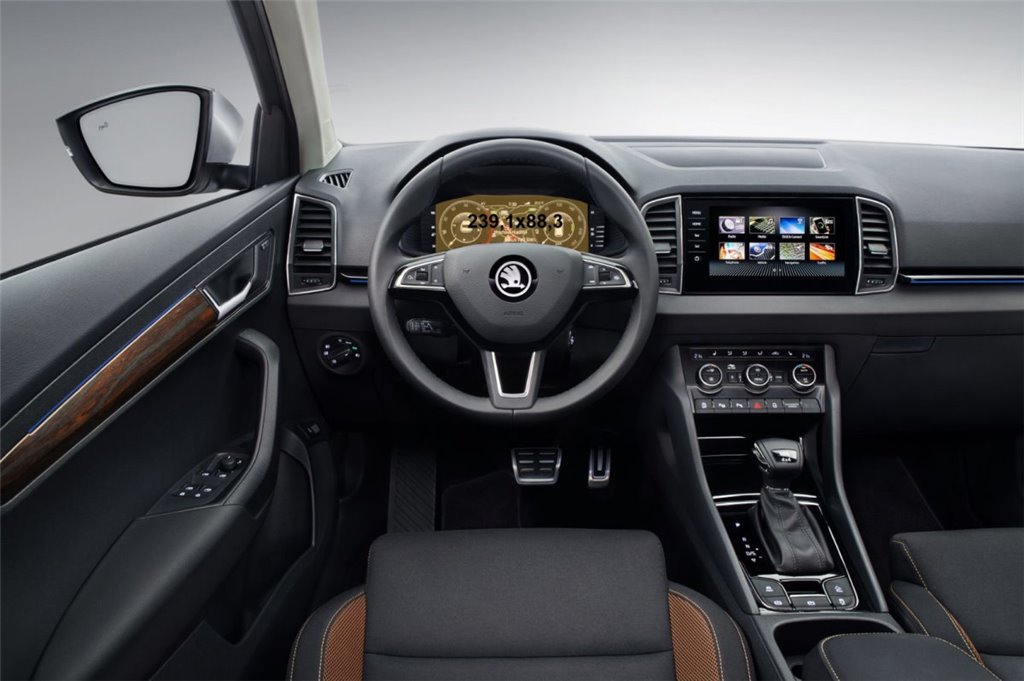 Skoda Karoq (NU7) 2017 - Heute Digitaler Tacho LCD-Digi 10,25 ExtraShield Screeen Protector-KAROQ