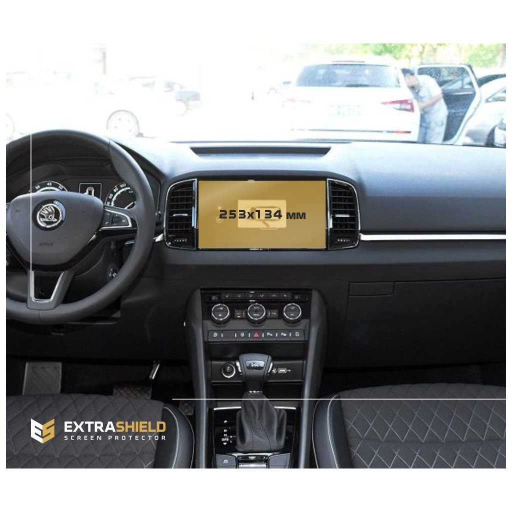 Skoda Karoq (NU7) 2016 - Present Multimedia Columbus 9,2 ExtraShield Screeen Protector-KAROQ